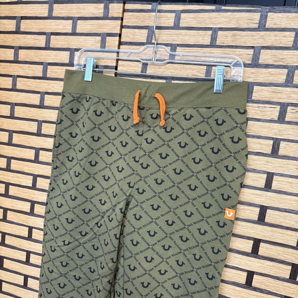 True Religion Olive Green‎ Sweatpants Size Large